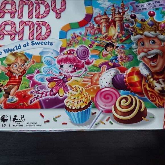 Hasbro Candyland the world of sweets Board Game 20 - Picture 1 of 7